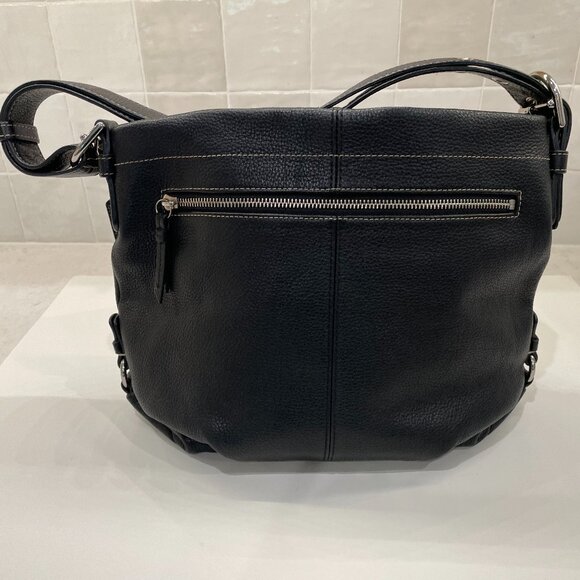 Coach Handbags - Coach Black Pebbled Leather Bag with Strap for Shoulder or Crossbody